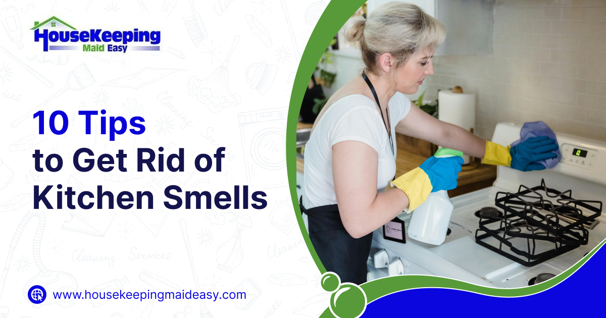 How to remove kitchen smells