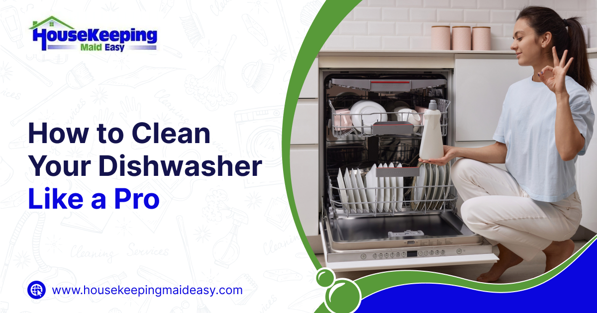 How to clean a dishwasher